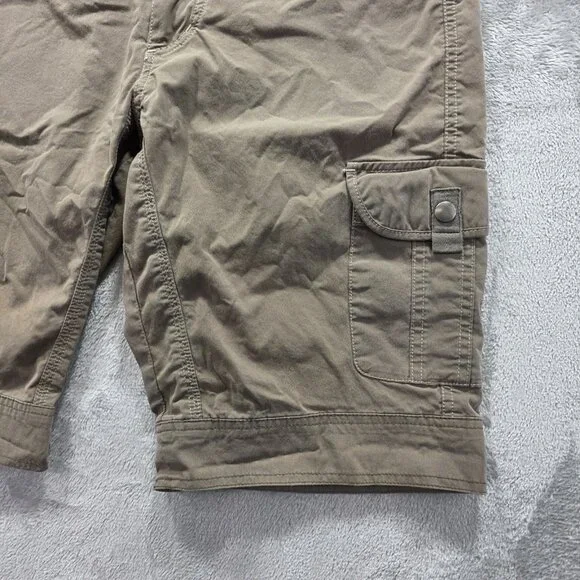 Kuhl Shorts Womens 6 Brown Cargo Pockets Hiking Camping Splash 11" Inseam - Picture 6 of 14